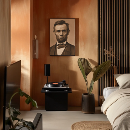 Abraham Lincoln 16th President Sepia Photo