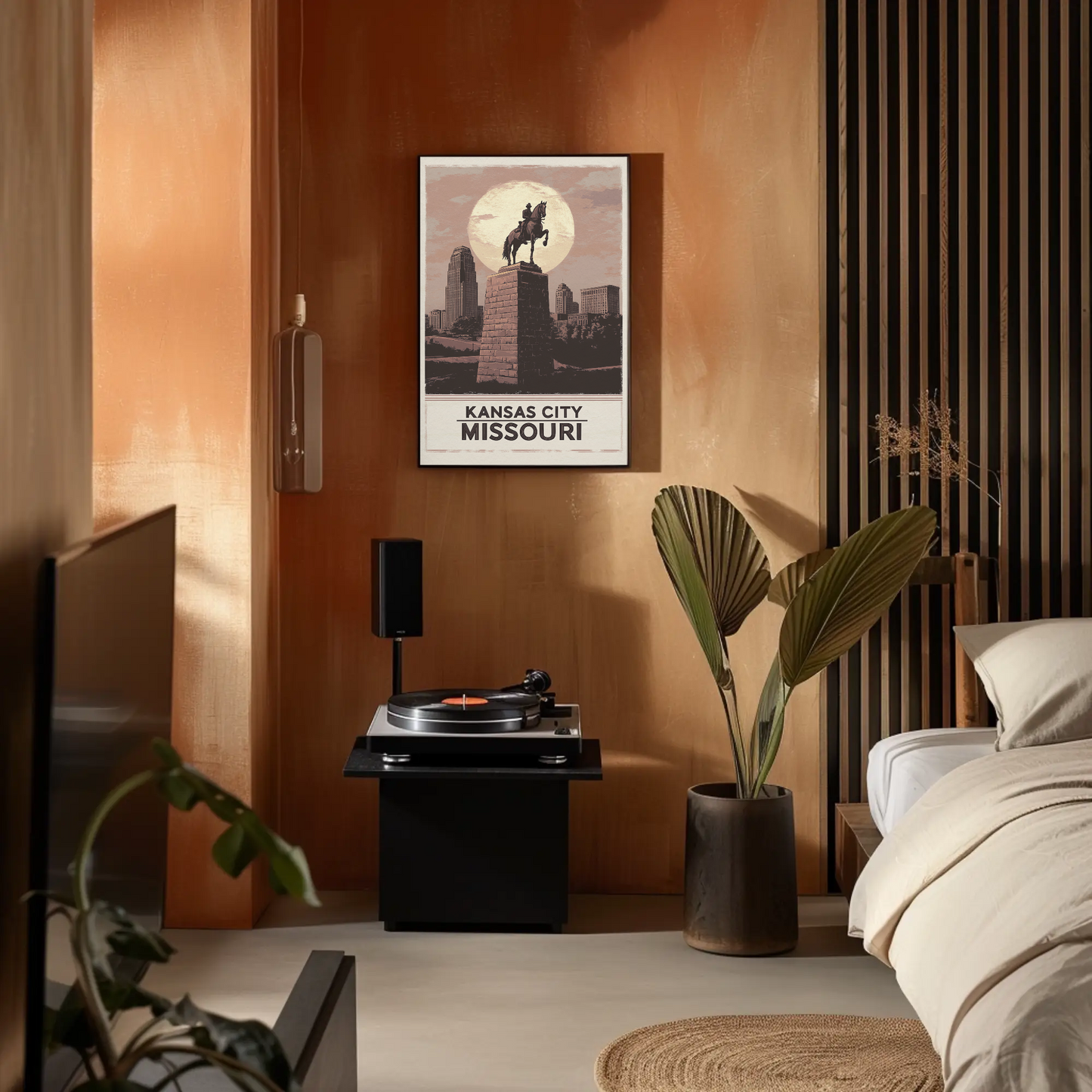 Kansas City Missouri Vintage Poster