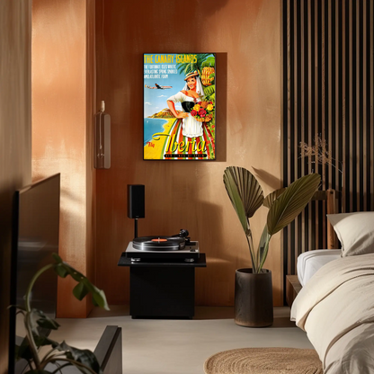 Canary Islands Travel Poster