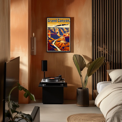 Grand Canyon Eagle Poster