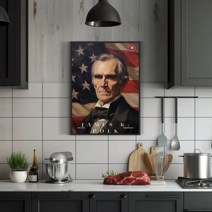 James Polk 11th President Of The United States Portrait