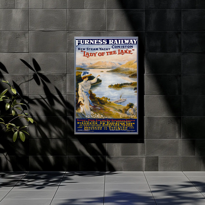 Lady of the Lake - Furness Railway Poster