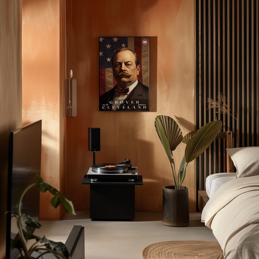 Grover Cleveland 22nd President Of The United States Portrait