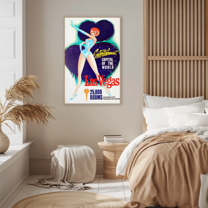 Las Vegas Entertainment Capital Vintage Poster