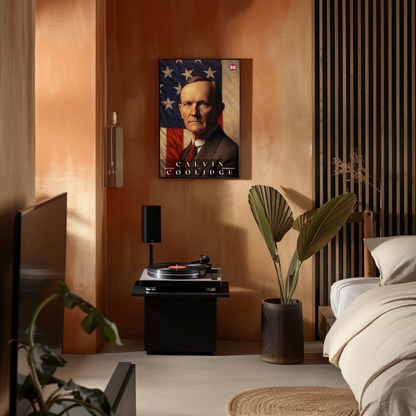 Calvin Coolidge 30th President Of The United States Portrait