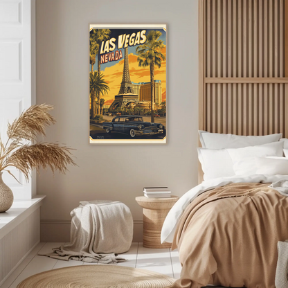 Las Vegas Retro Poster Vintage Style Poster