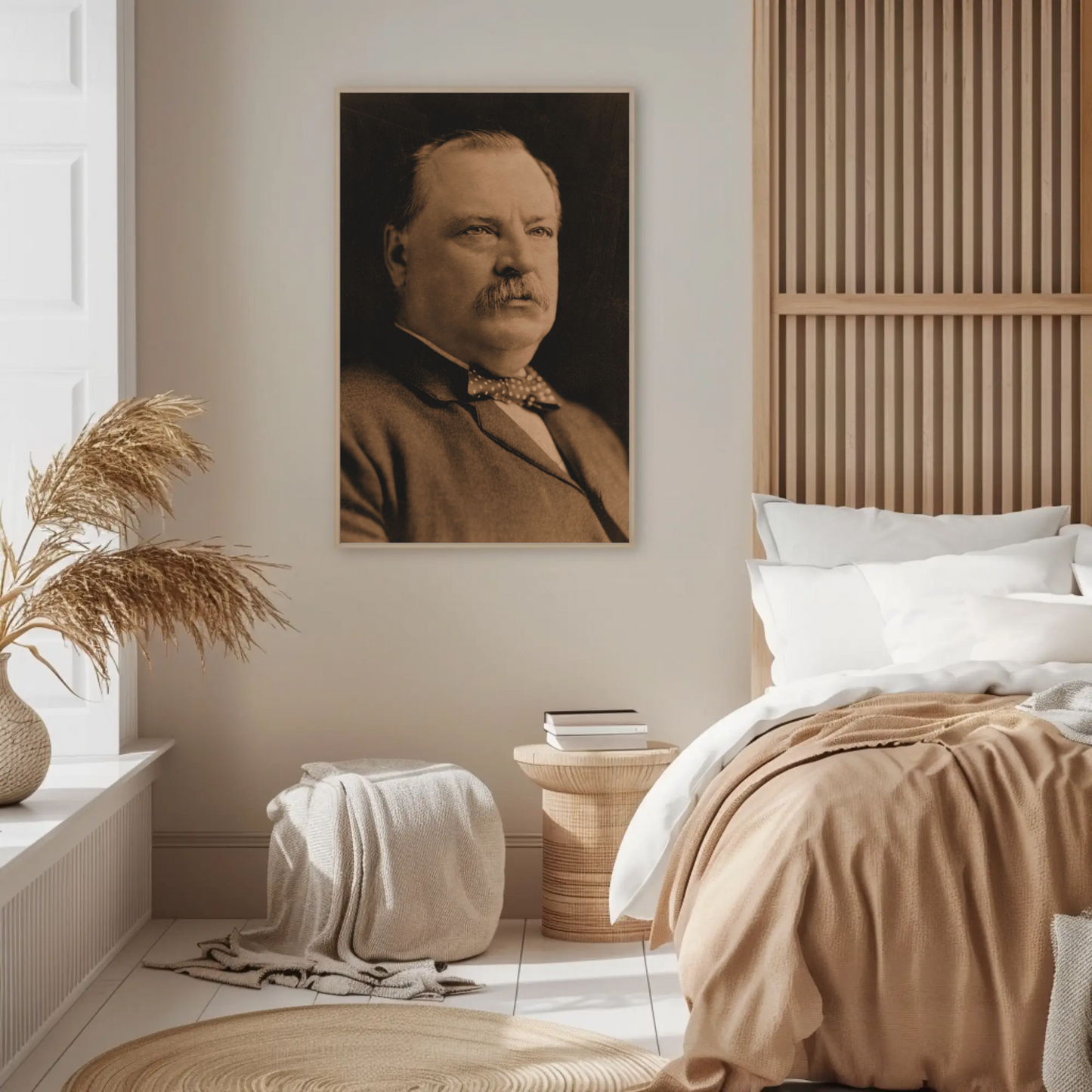 Grover Cleveland 24th President Sepia Photo