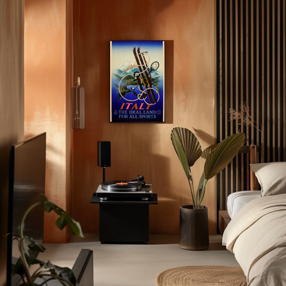 Italy The Ideal Land for All Sports Poster