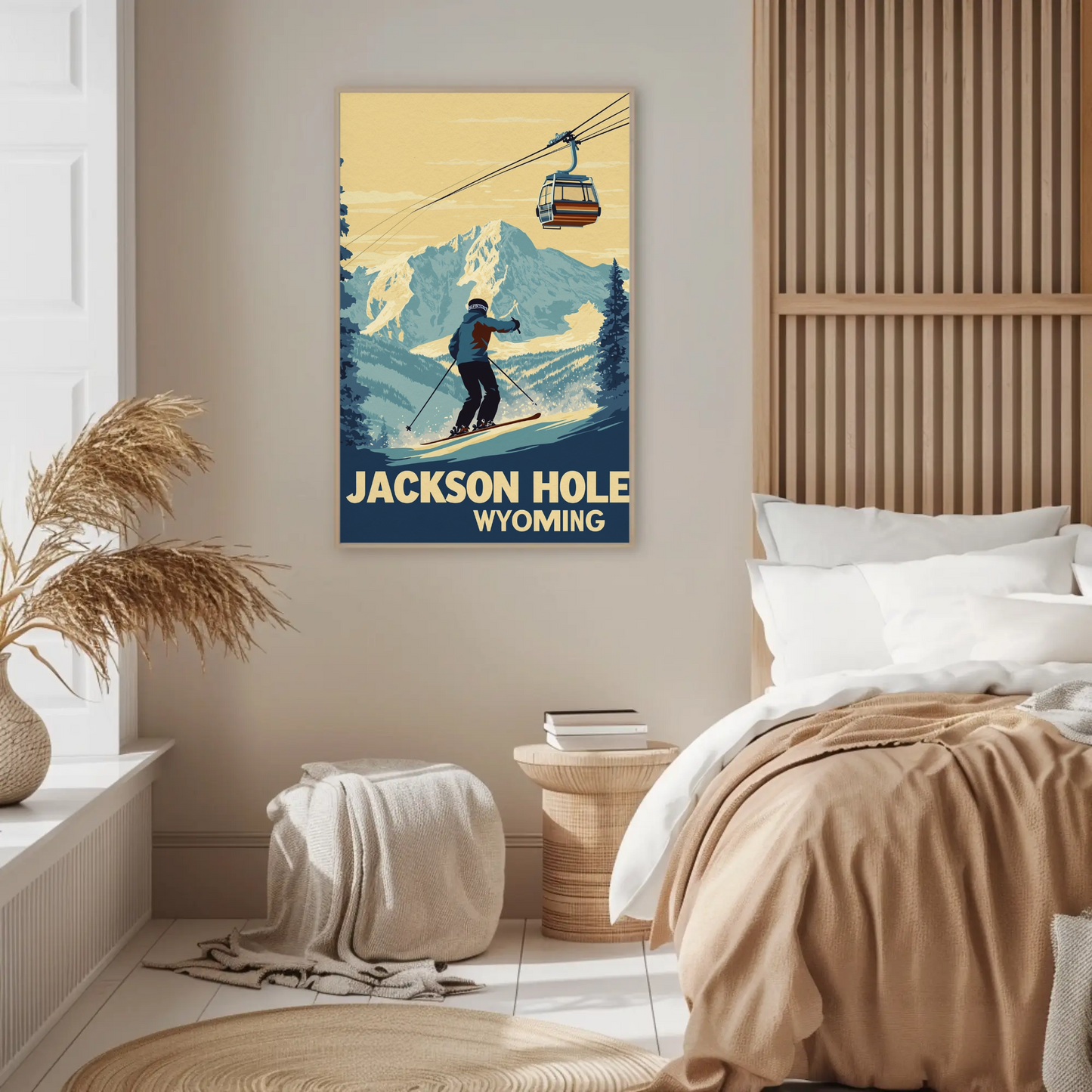 Jackson Hole Wyoming Vintage Poster