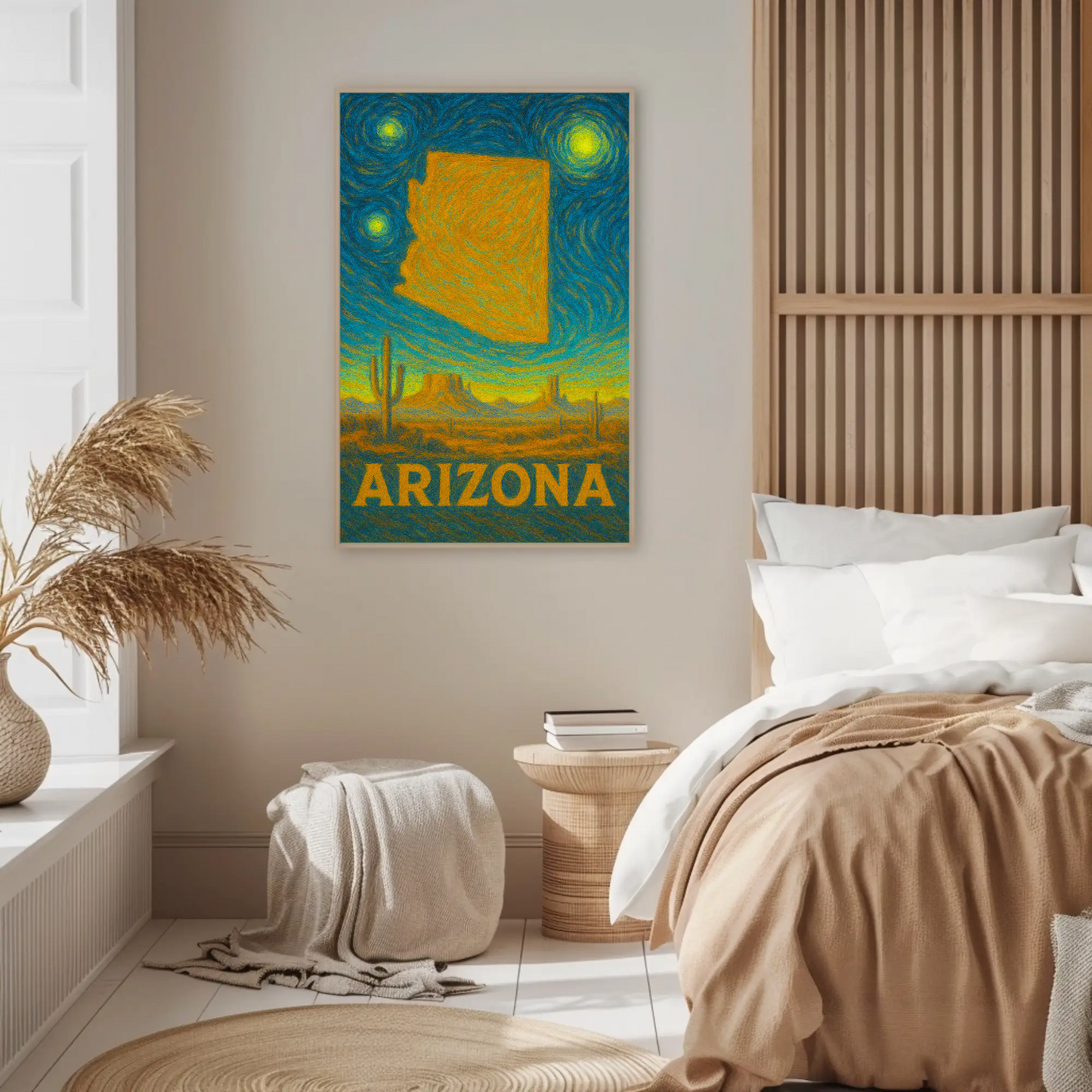 Arizona Starry Night Poster