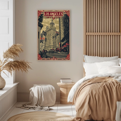 Vintage Travel Poster - Los Angeles Historic City