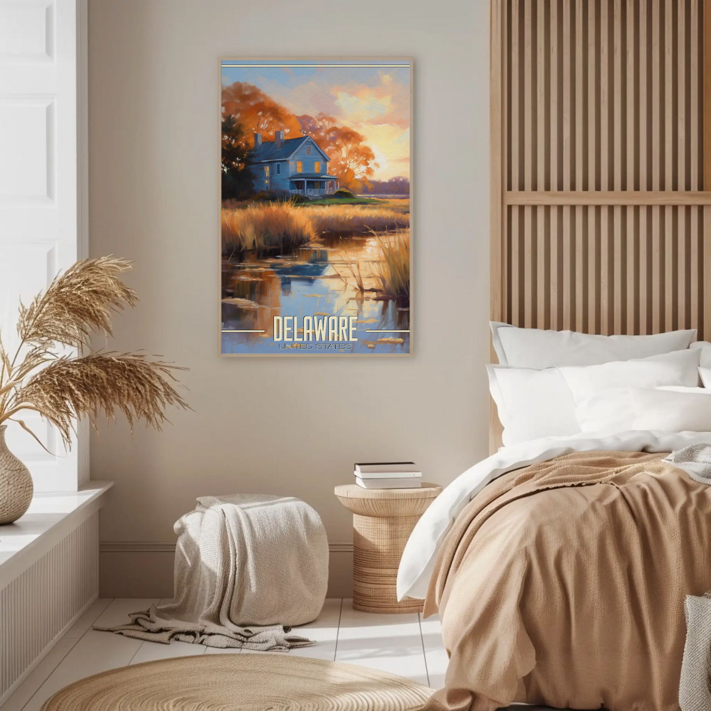 Delaware Vintage Poster