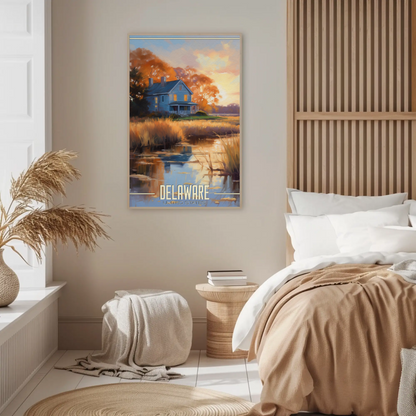 Delaware Vintage Poster
