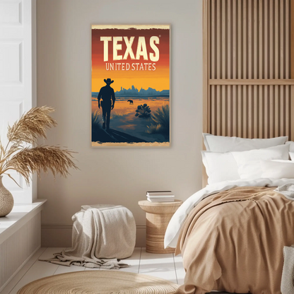 Texas Vintage Poster