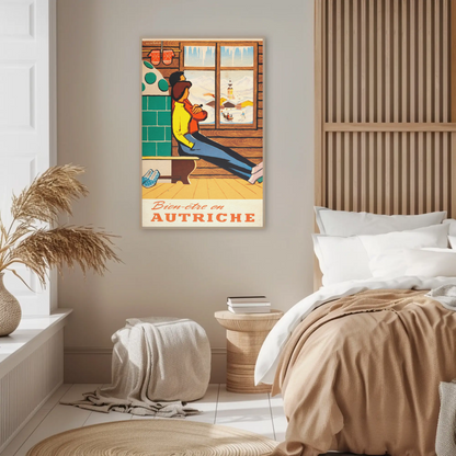 Bien-être en Autriche Vintage Poster