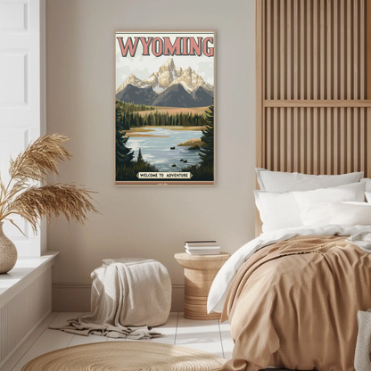 Wyoming Vintage Poster