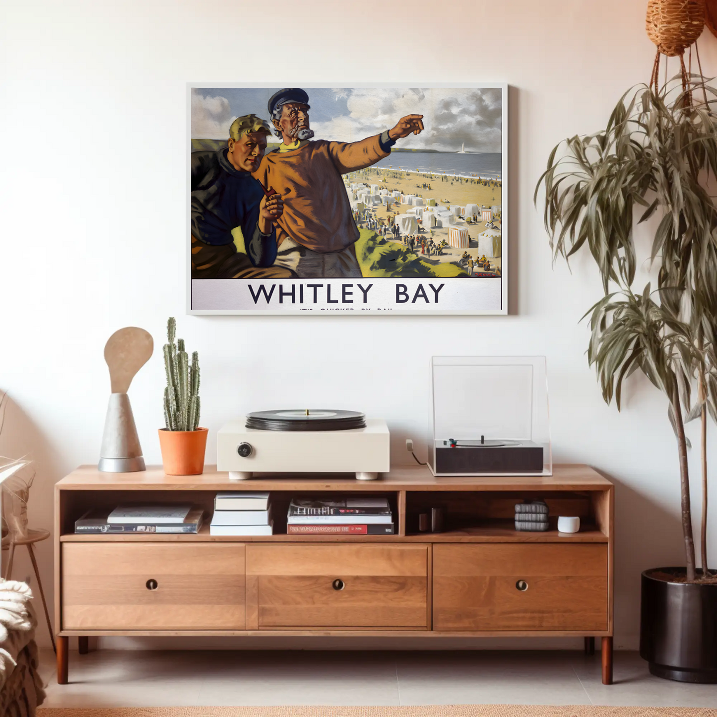Whitley Bay Seaside Poster