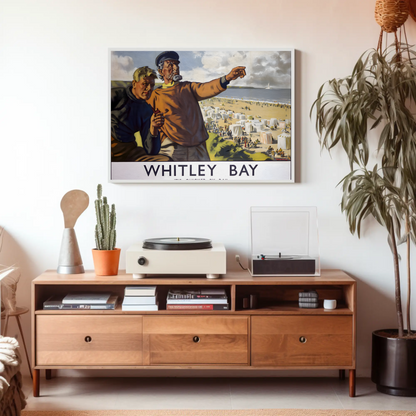 Whitley Bay Seaside Poster