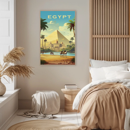 Egypt Vintage Travel Poster