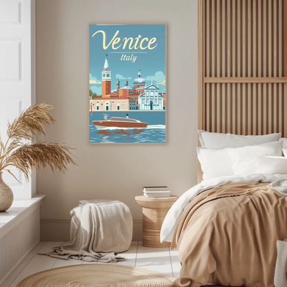 Venice, Italy Vintage Style Poster