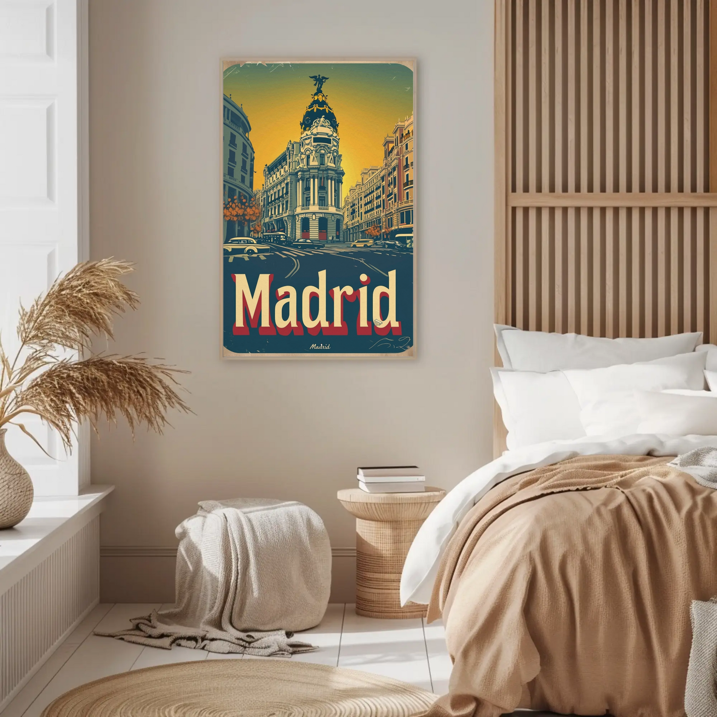 Madrid Vintage Poster