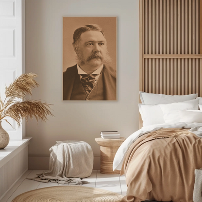 Chester A. Arthur 21st President Sepia Photo