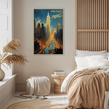 New York Vintage Travel Poster