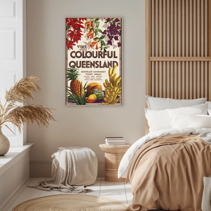 Visit Colourful Queensland Poster
