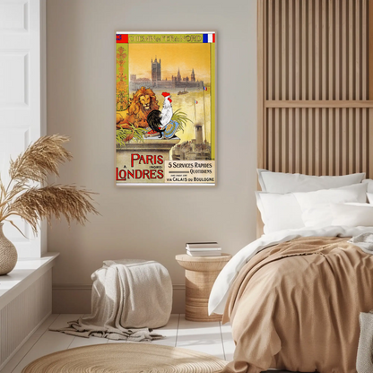 Paris to London – Chemin de Fer du Nord Poster