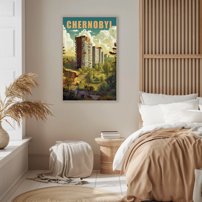 Chernobyl Vintage Travel Poster