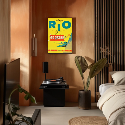 Rio Braniff International Airways Poster