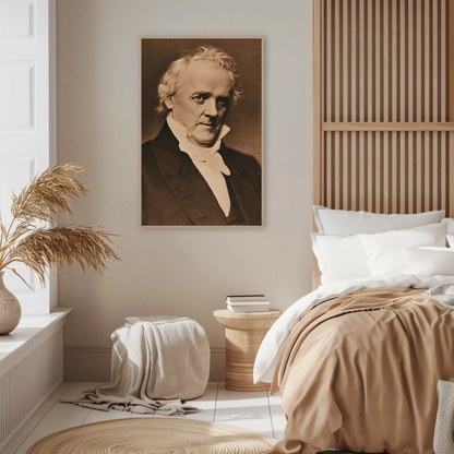 James Buchanan 15th President Sepia Photo