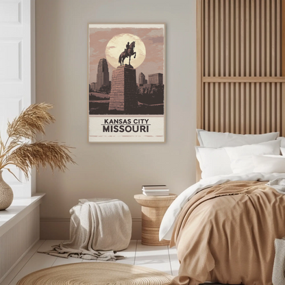 Kansas City Missouri Vintage Poster