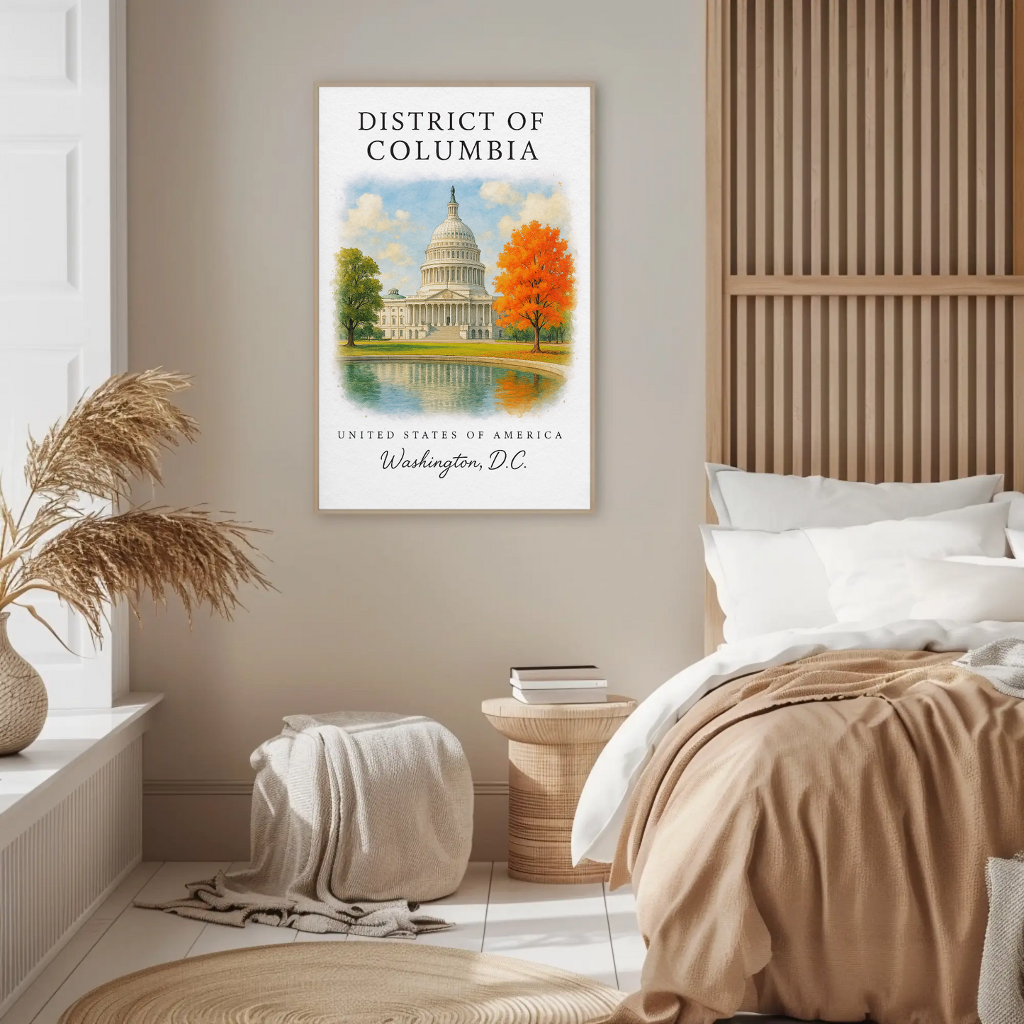 District of Columbia, Washington, D.C. Signature Series Vintage Travel Poster