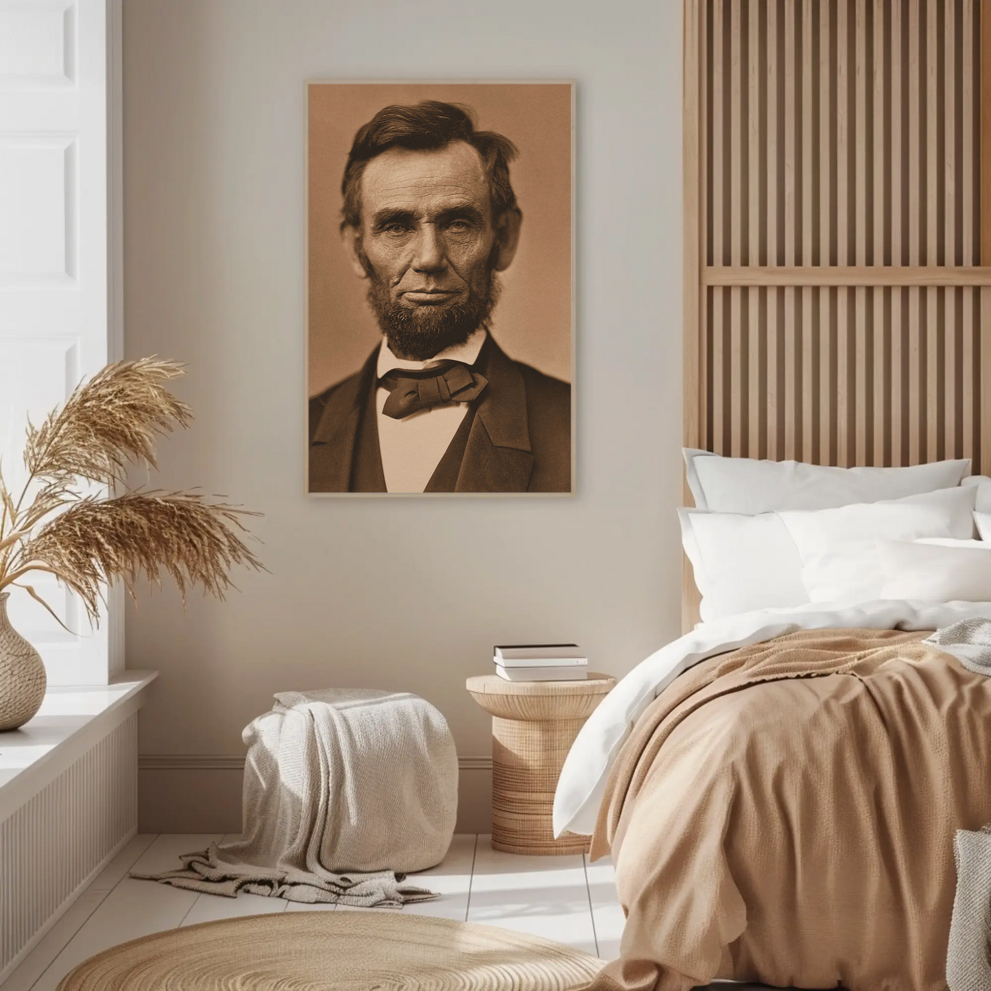 Abraham Lincoln 16th President Sepia Photo