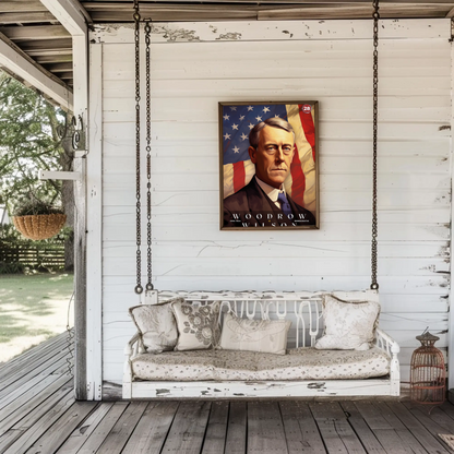 Woodrow Wilson 28th President Of The United States Portrait