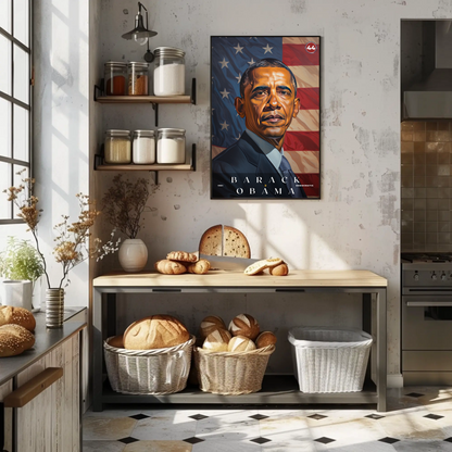 Barack Obama 44th President Of The United States Portrait