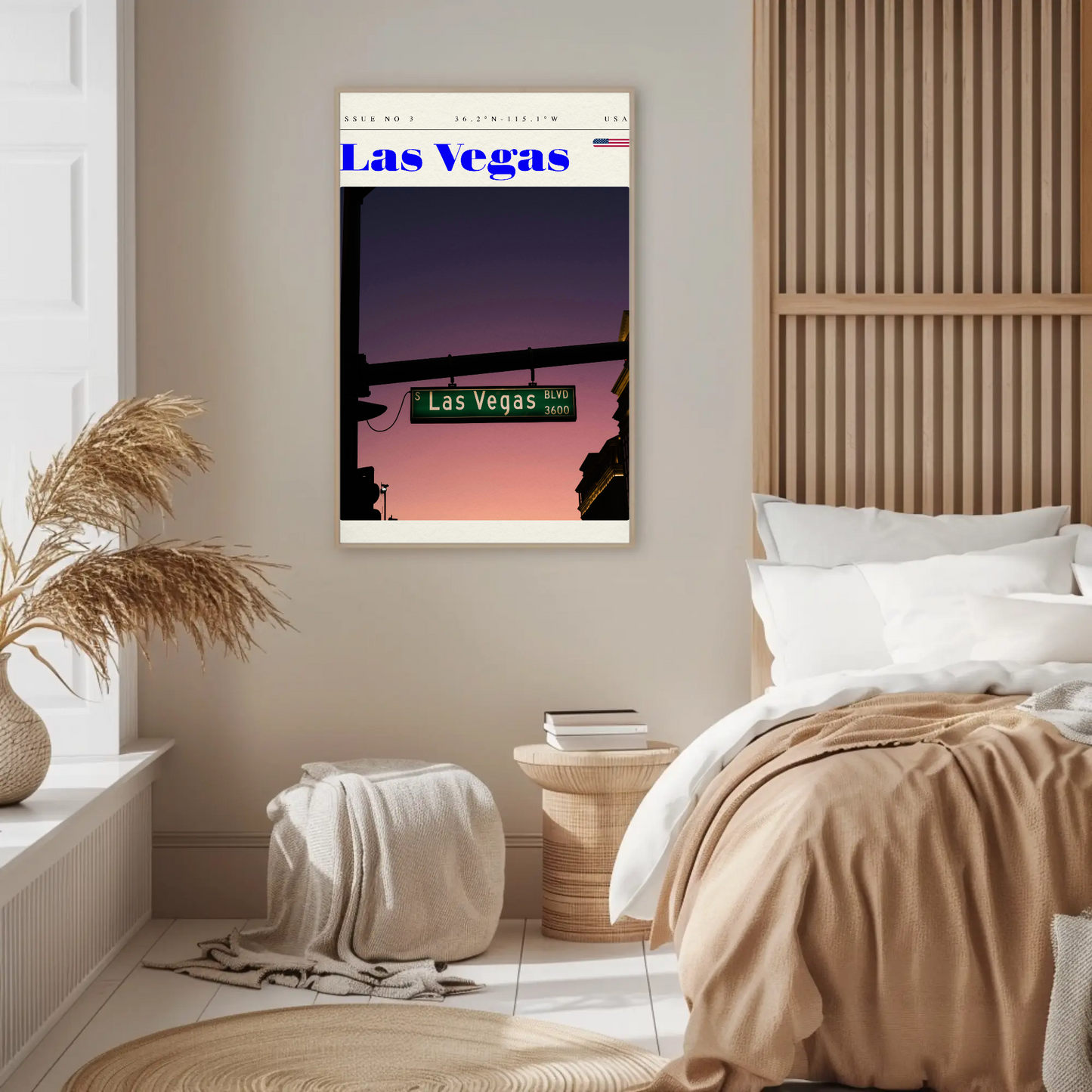 Vintage Poster Las Vegas Blvd Sign