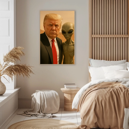 Donald Trump Alien Mars Photo Poster