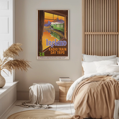 Vintage Poster - Ireland Radio Train Day Trips