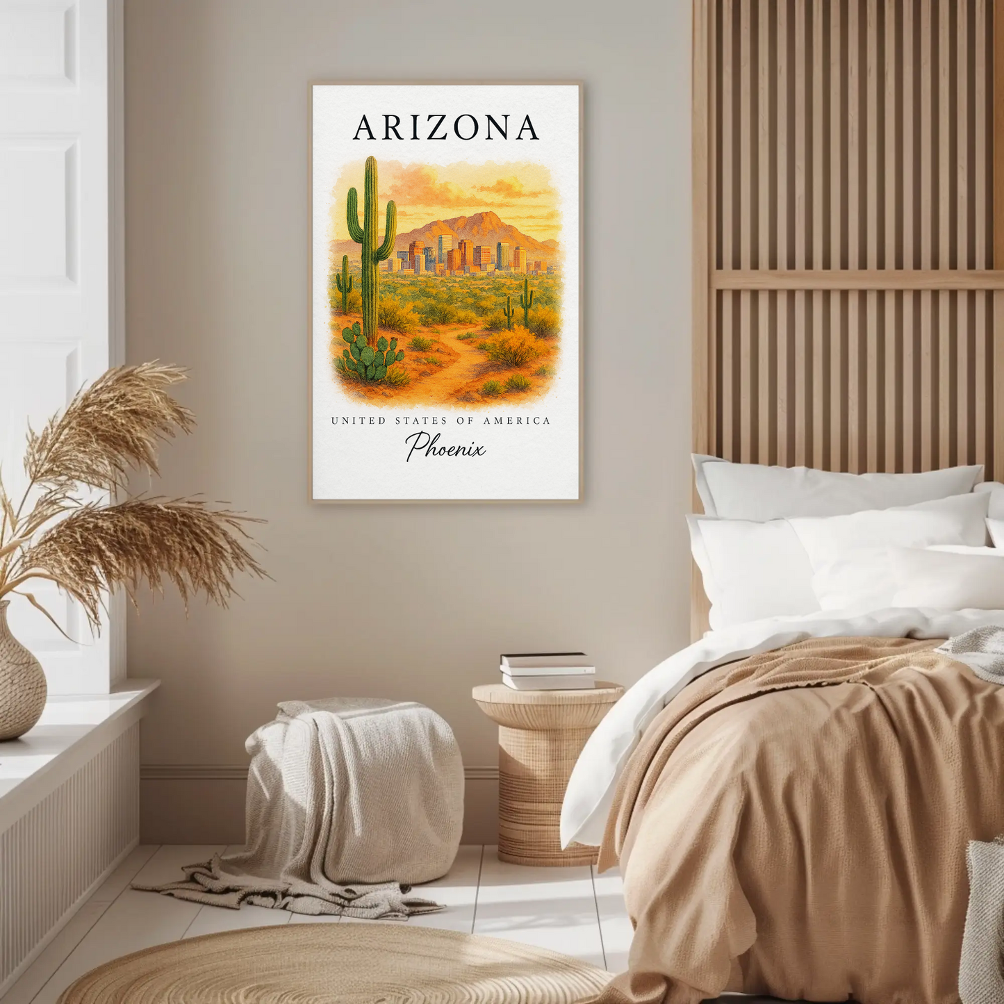 Arizona, Phoenix Signature Series Vintage Travel Poster