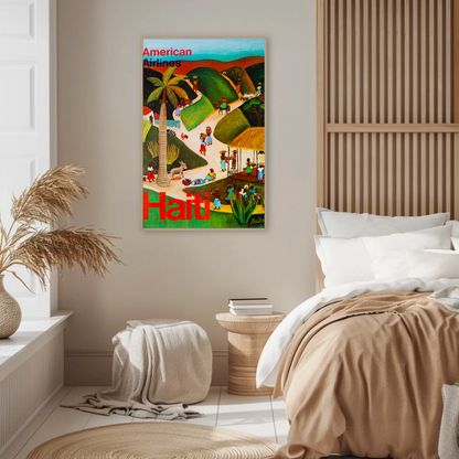 American Airlines Haiti Poster