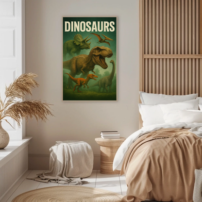 Dinosaurs Movie Poster 2 Vintage Poster