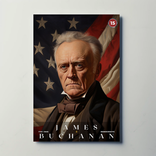James Buchanan 15th President Of The United States Portrait