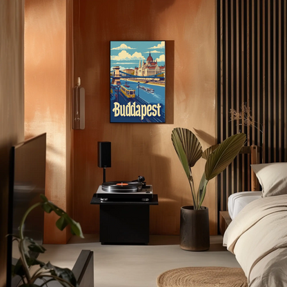 Budapest Cityscape Poster