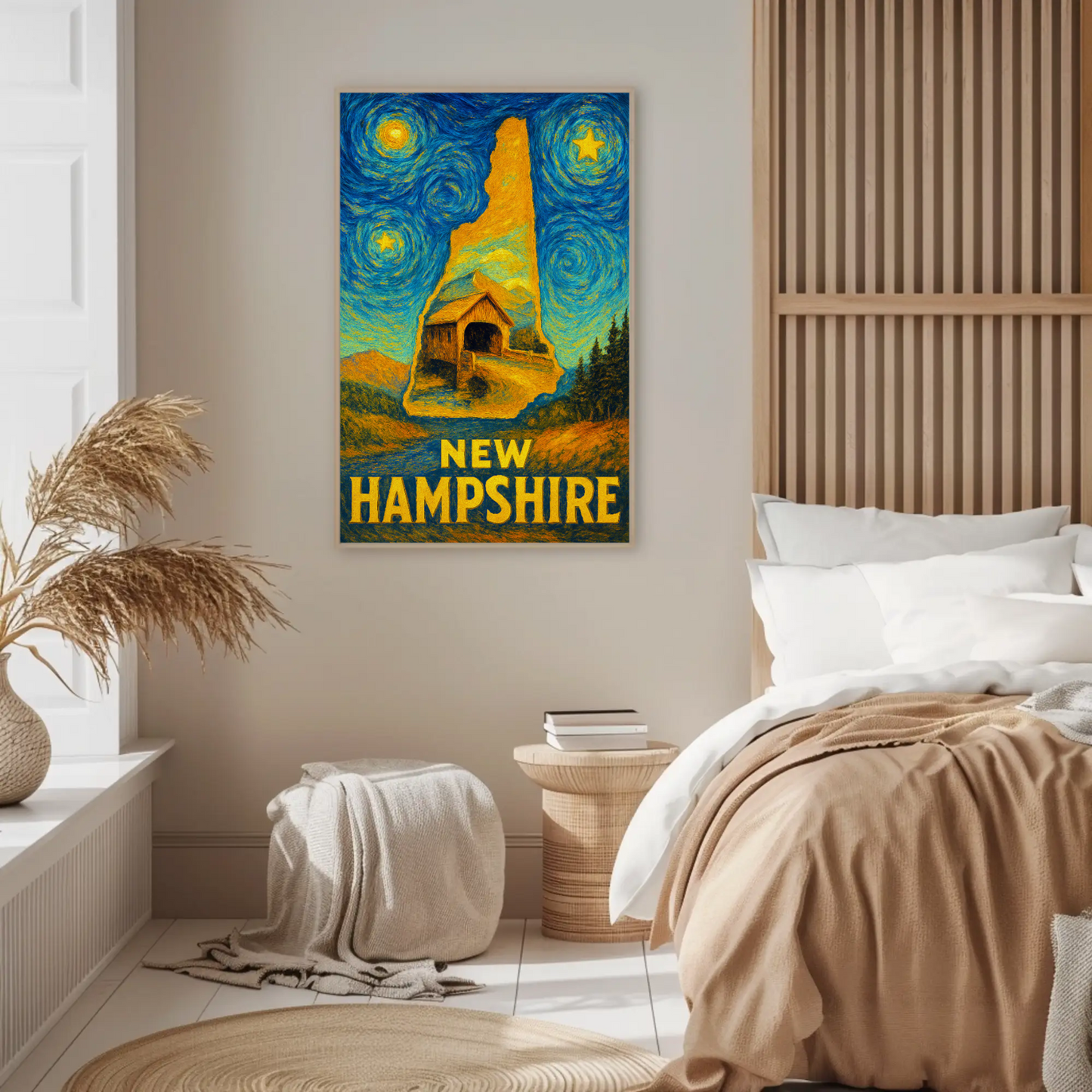New Jersey Starry Night Poster