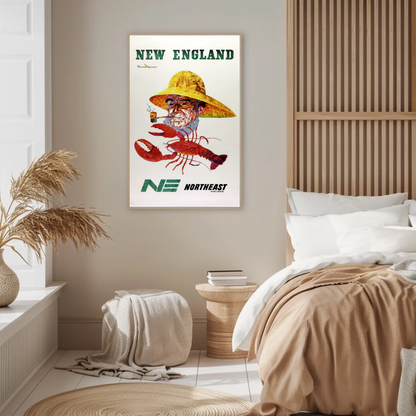 New England Vintage Poster - Northeast Airlines