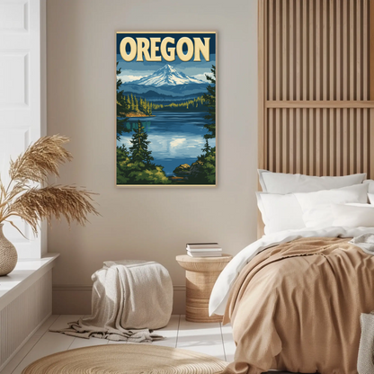 Oregon Vintage Poster