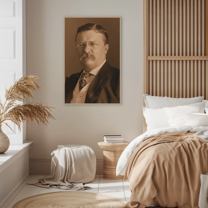 Theodore Roosevelt 26th President Sepia Photo