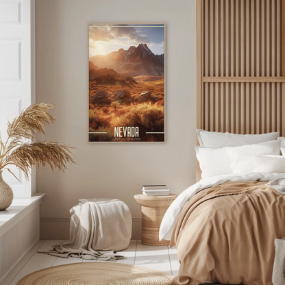 Nevada Vintage Poster